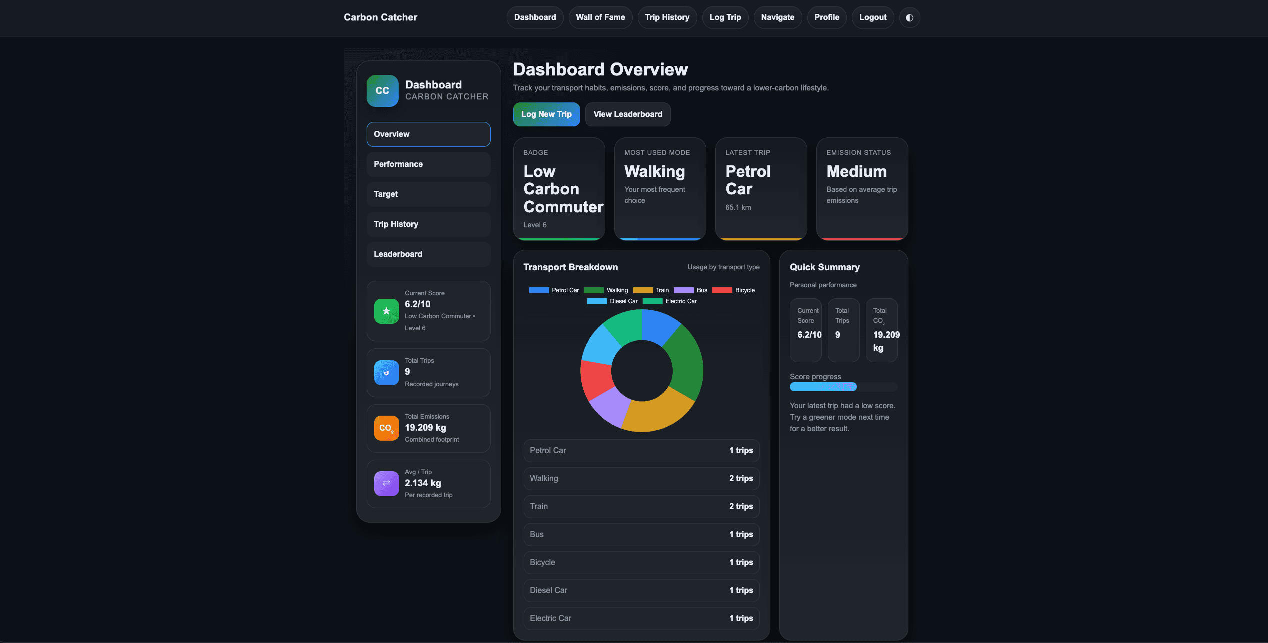 Carbon Catcher Screenshot